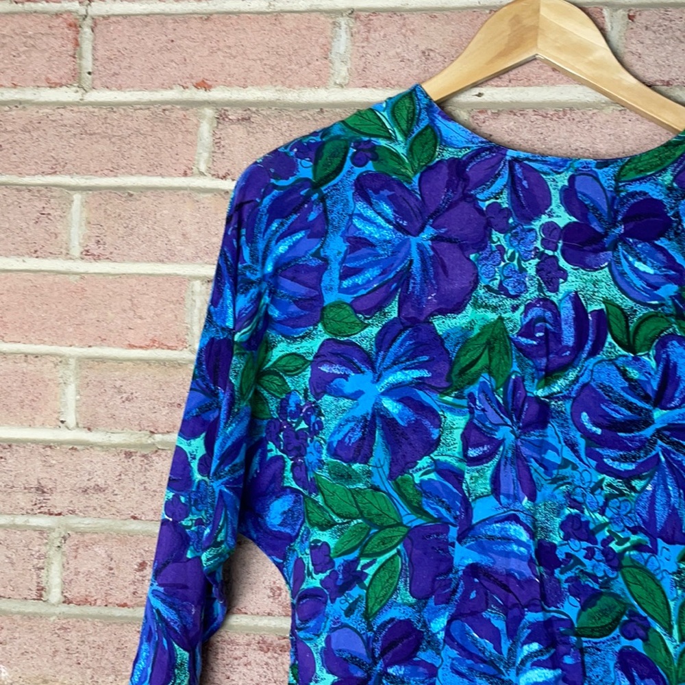 Vintage Monsoon long sleeve floral top - Picture 2 of 5